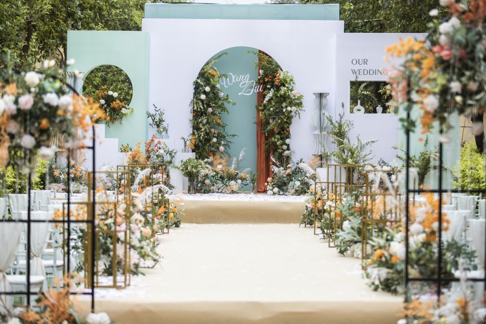 馬卡龍綠色主題婚禮